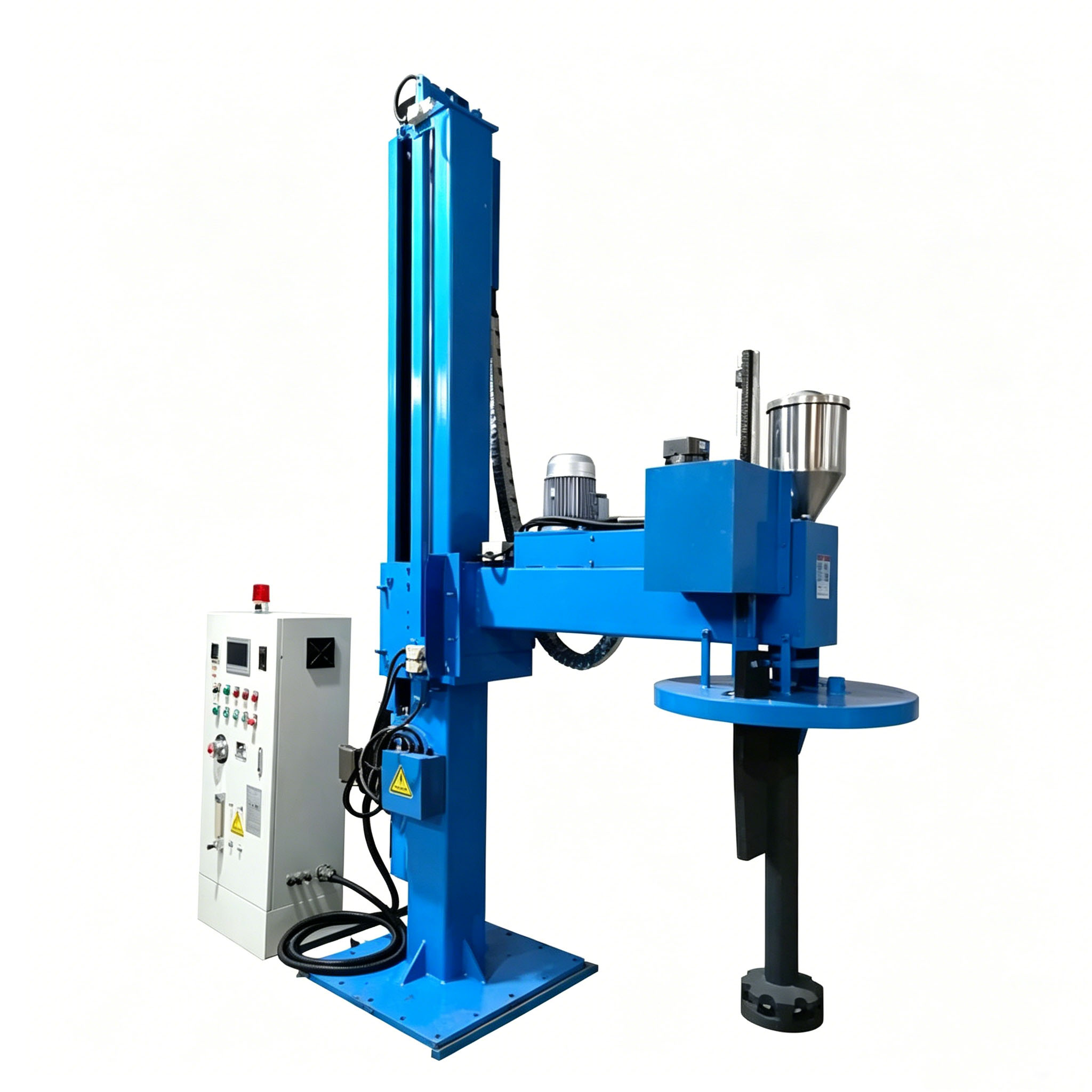 Machine de d&eacute;gazage rotative pour la purification de l'aluminium fondu avec rotor en graphite