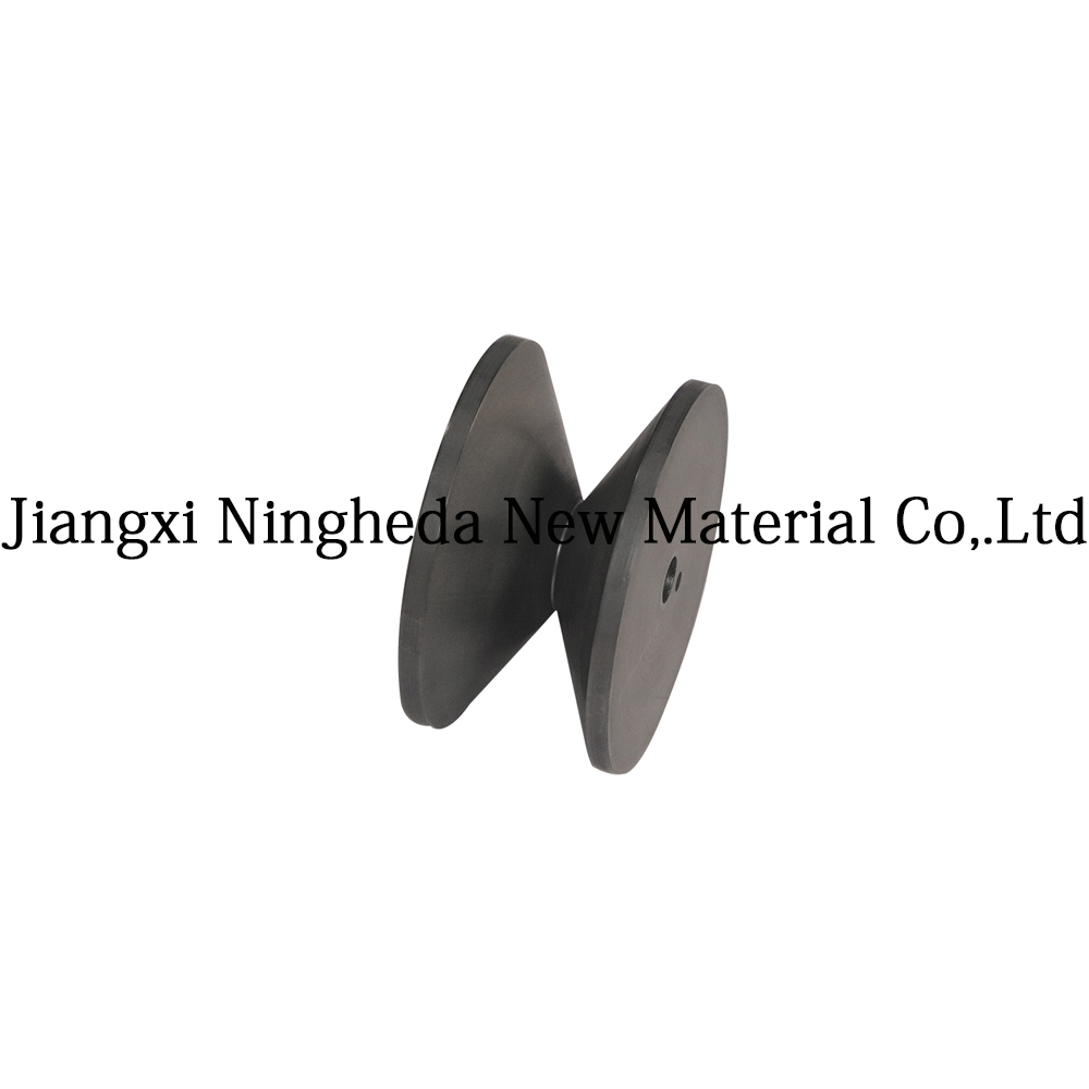 Rotor de graphite à rouleaux de graphite en porcelaine pour l'industrie du verre usinée par NHDGraphite