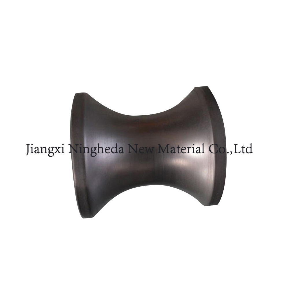 Rotor de graphite à rouleaux de graphite en porcelaine pour l'industrie du verre usinée par NHDGraphite