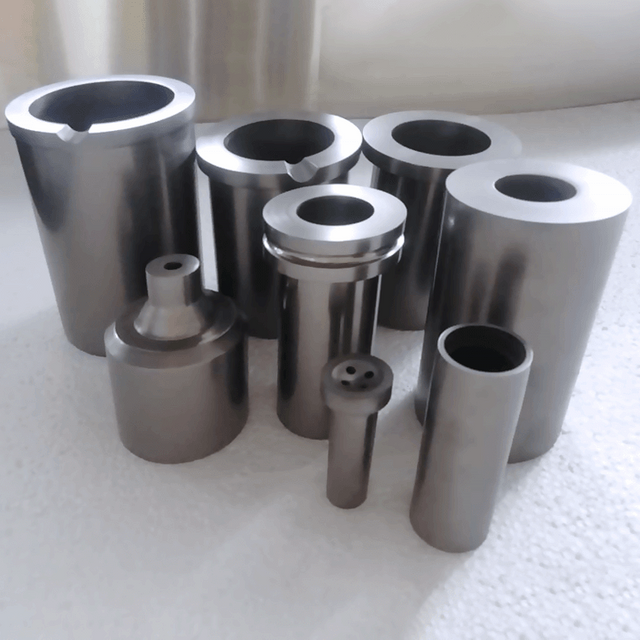 Crucible en graphite pour moulage en metling en argent doré
