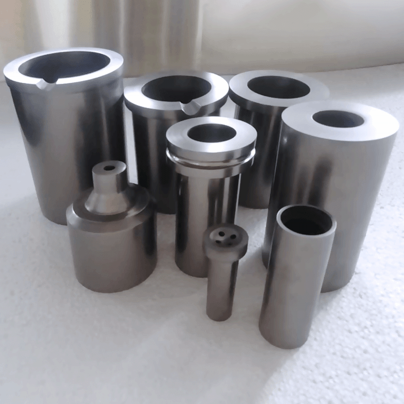 Crucible en graphite pour moulage en metling en argent doré