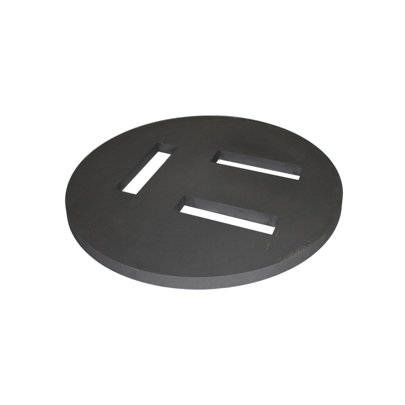 Plaque de graphite ronde