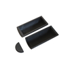 Bateaux ronds en graphite isostatique de haute pureté Bateaux en graphite fritté semi-circulaire en forme de U Bateaux en graphite haute température sur mesure pour fours sous vide