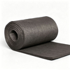 Feutre graphite rayonne à faible teneur en cendres | Isolation haute température pour fours à semi-conducteurs | Isolation thermique flexible pour fours de frittage
