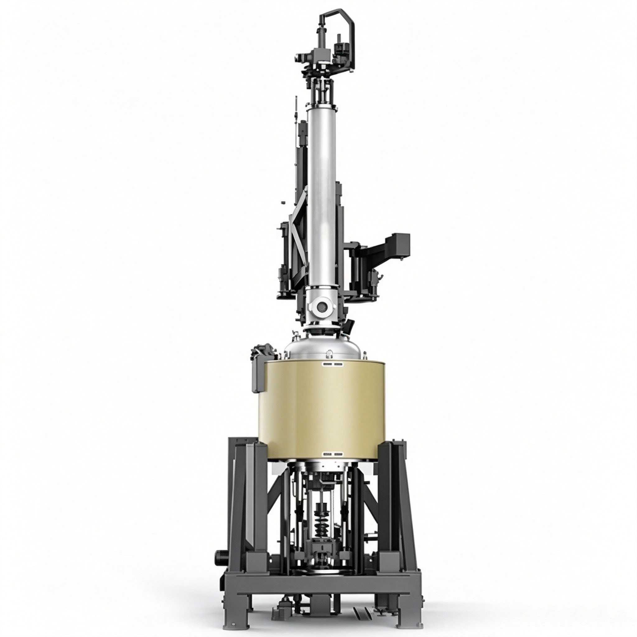 Four d'extraction de silicium monocristallin Czochralski utilisant un feutre de graphite doux &agrave; base de rayonne comme barri&egrave;re d'isolation thermique pour la production de silicium monocristallin de qualit&eacute; semi-conducteur