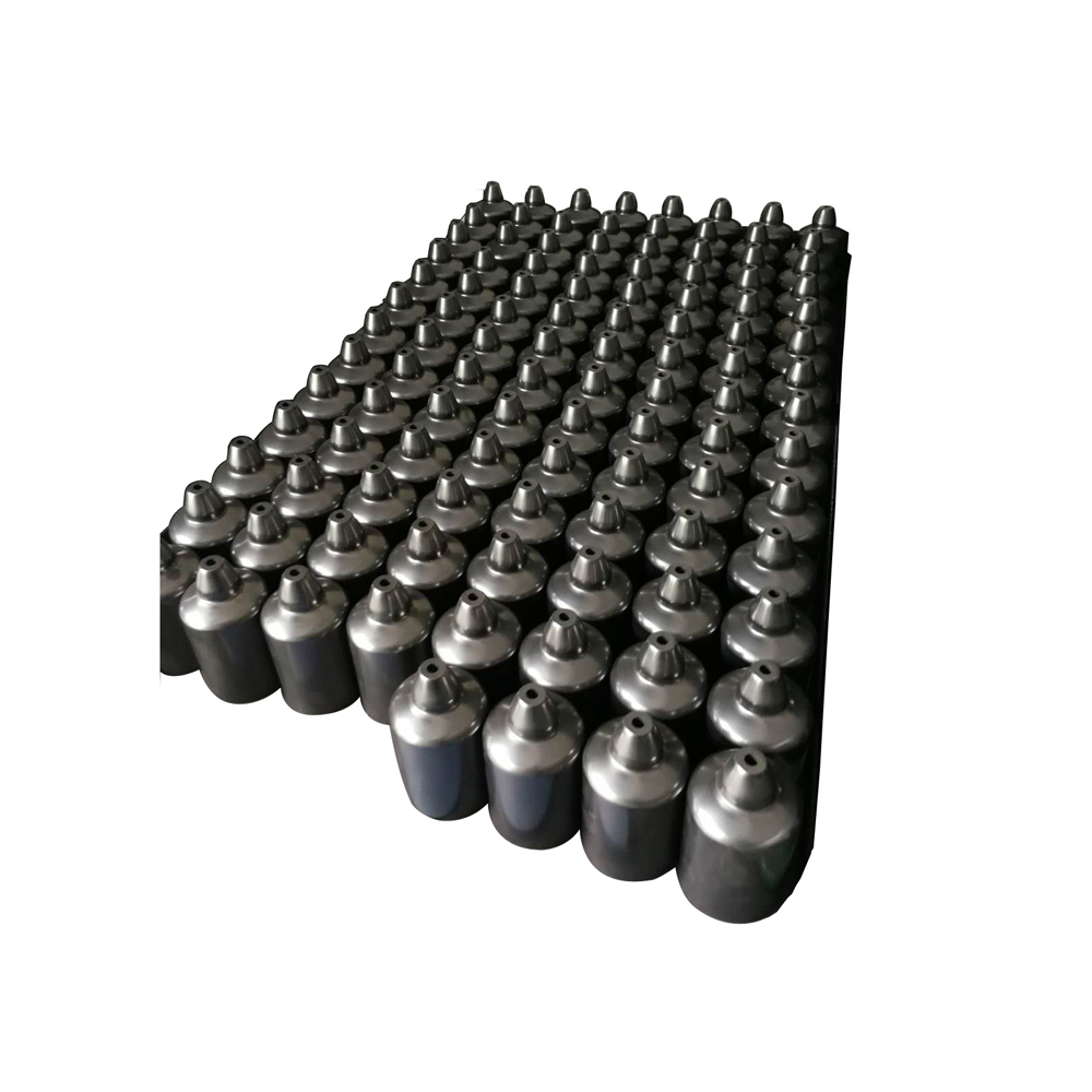 Creusets en graphite avec trous centraux | Tiges/buses de bouchon pour machines de coulée sous vide | Composants de fusion de graphite personnalisés résistant aux hautes températures