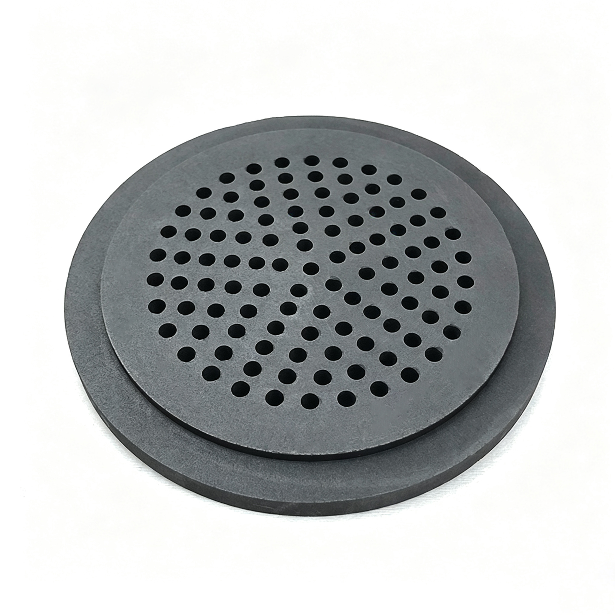 Disques en graphite poreux | Plateaux perforés en graphite pour frittage de carbure cémenté | Usinage de précision CNC personnalisé — Nouveau matériau de Ningheda