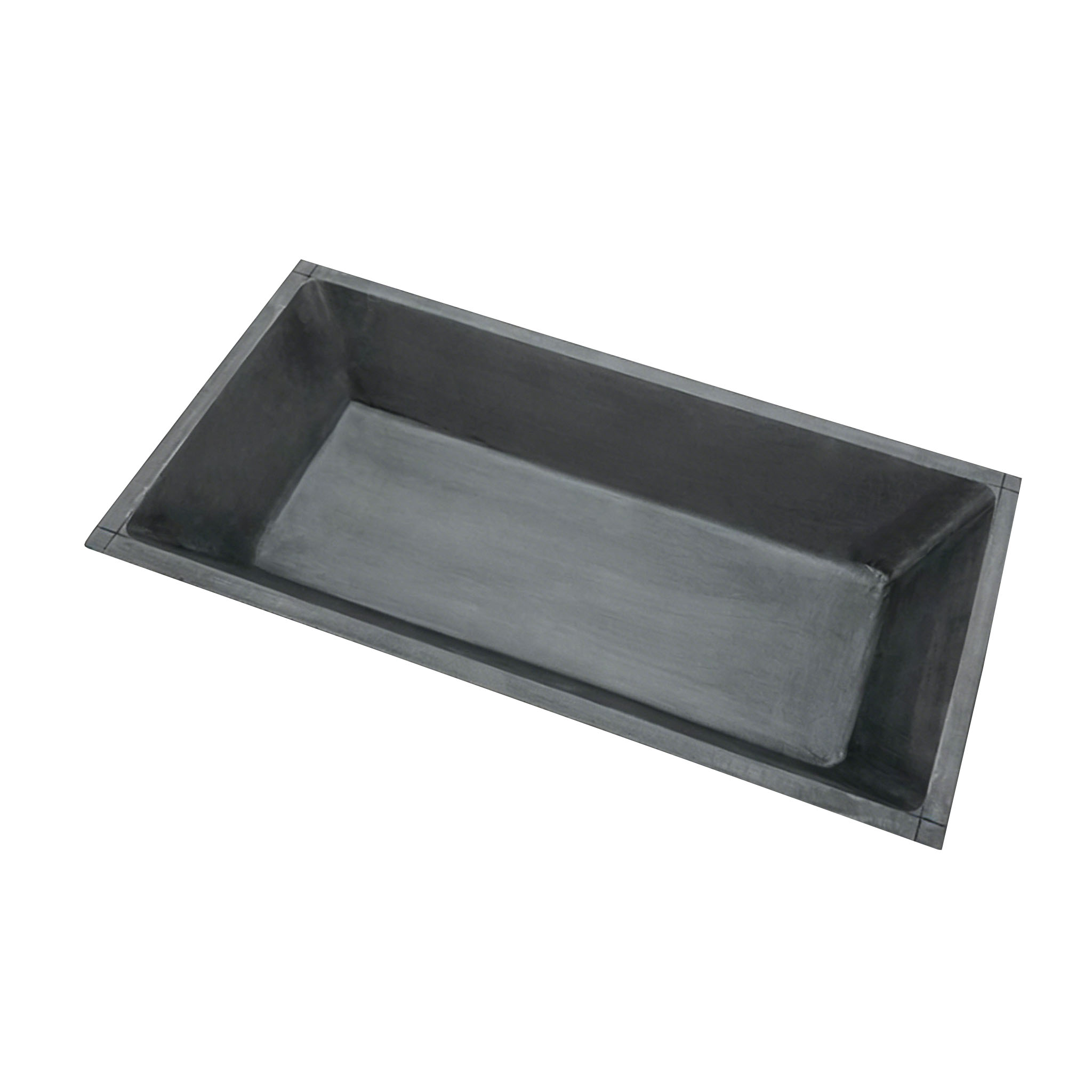 Bateau rectangulaire en graphite de haute puret&eacute; pour le confinement des m&eacute;taux en fusion, moule en carbone usin&eacute; avec pr&eacute;cision pour le moulage d'alliages non ferreux