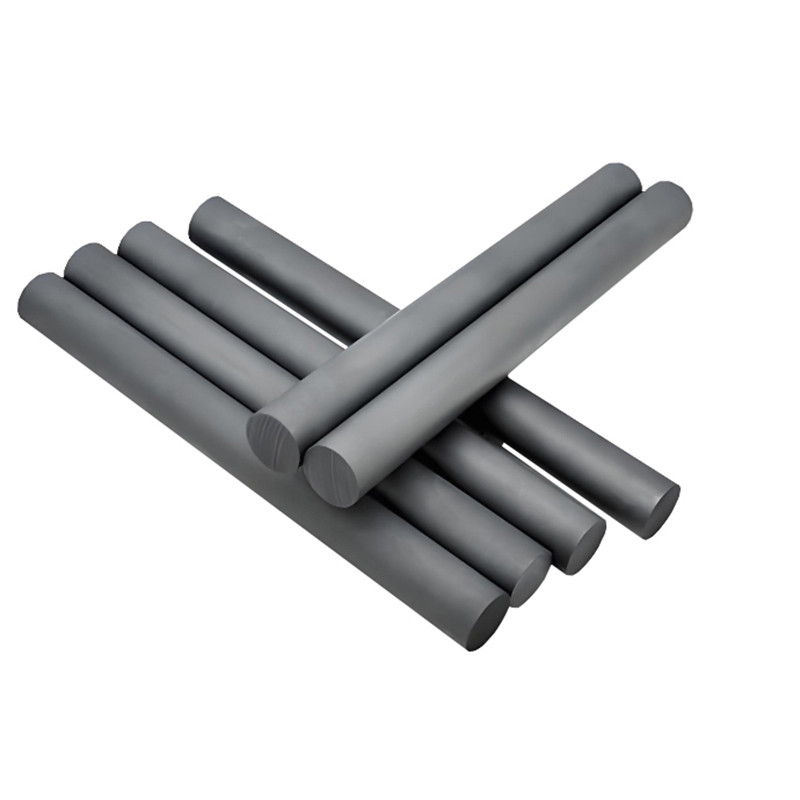 Affichage crois&eacute; de tiges de graphite industrielles multi-sp&eacute;cifications, barres rondes en carbone haute densit&eacute;, mat&eacute;riau de tige de graphite pour &eacute;l&eacute;ments chauffants de four sous vide, face d'extr&eacute;mit&eacute; dense sans pores, r&eacute;sistance &agrave; la flexion ≥25MPa