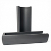 Bateaux ronds en graphite isostatique de haute pureté Bateaux en graphite fritté semi-circulaire en forme de U Bateaux en graphite haute température sur mesure pour fours sous vide