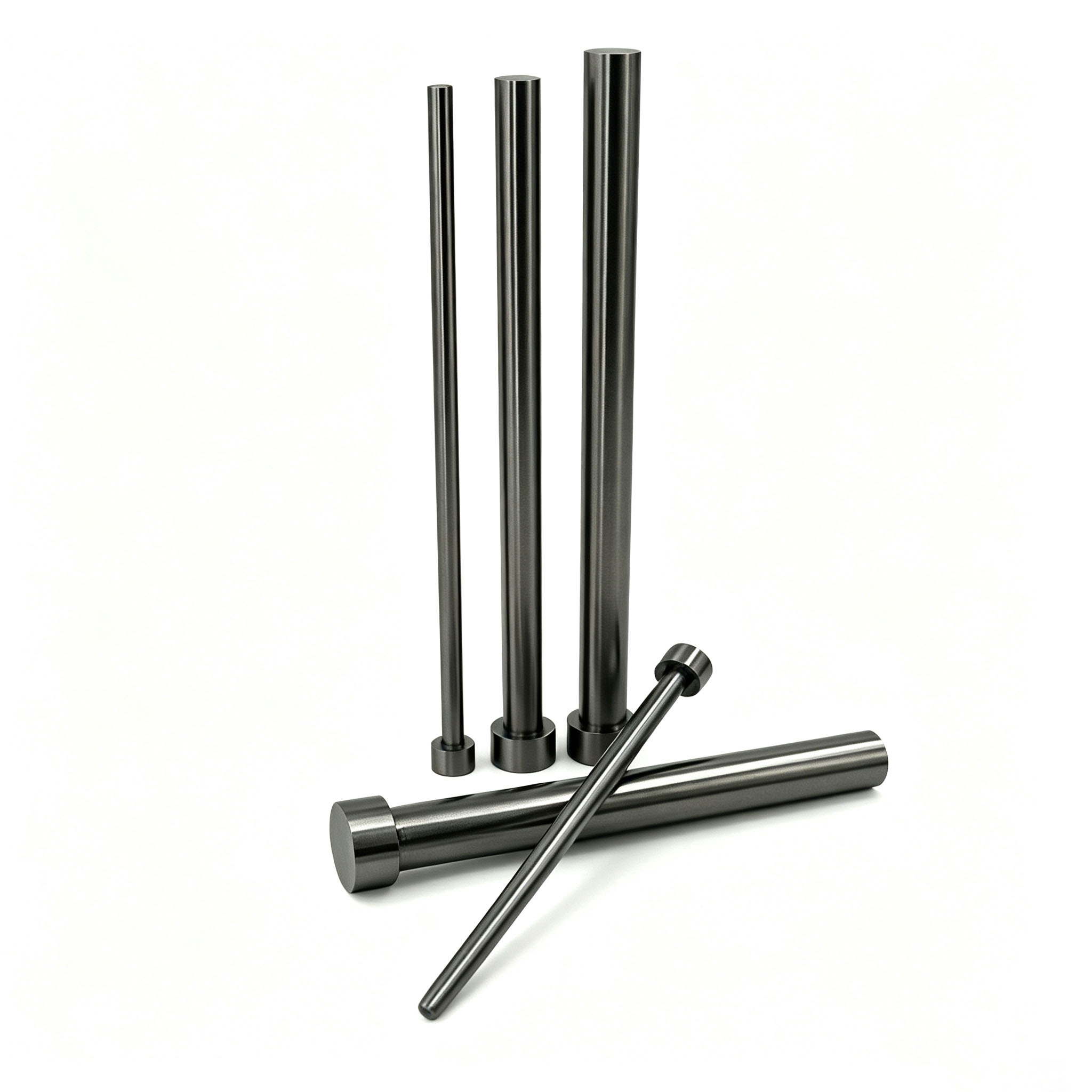 Affichage de tige de support en graphite de longueur et de diam&egrave;tre mixtes, arbre de support en graphite personnalis&eacute; pour divers fours &agrave; haute temp&eacute;rature