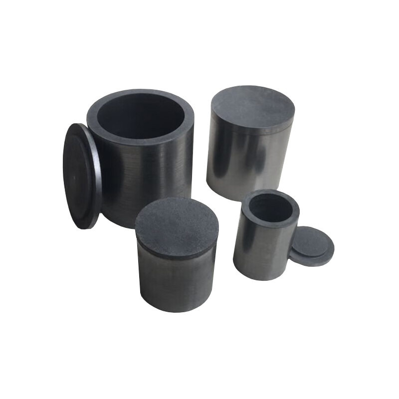 Creuset en graphite à dessus plat pour la fusion de l'or et de l'argent | Tailles personnalisées 1-100kg | Carbone NHD