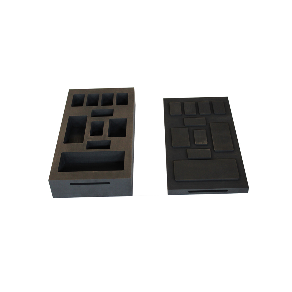 Lingotières en graphite multi-chambres haute densité — Moules spécialisés pour la fusion et le moulage de l'or, de l'argent, du cuivre et de l'aluminium 