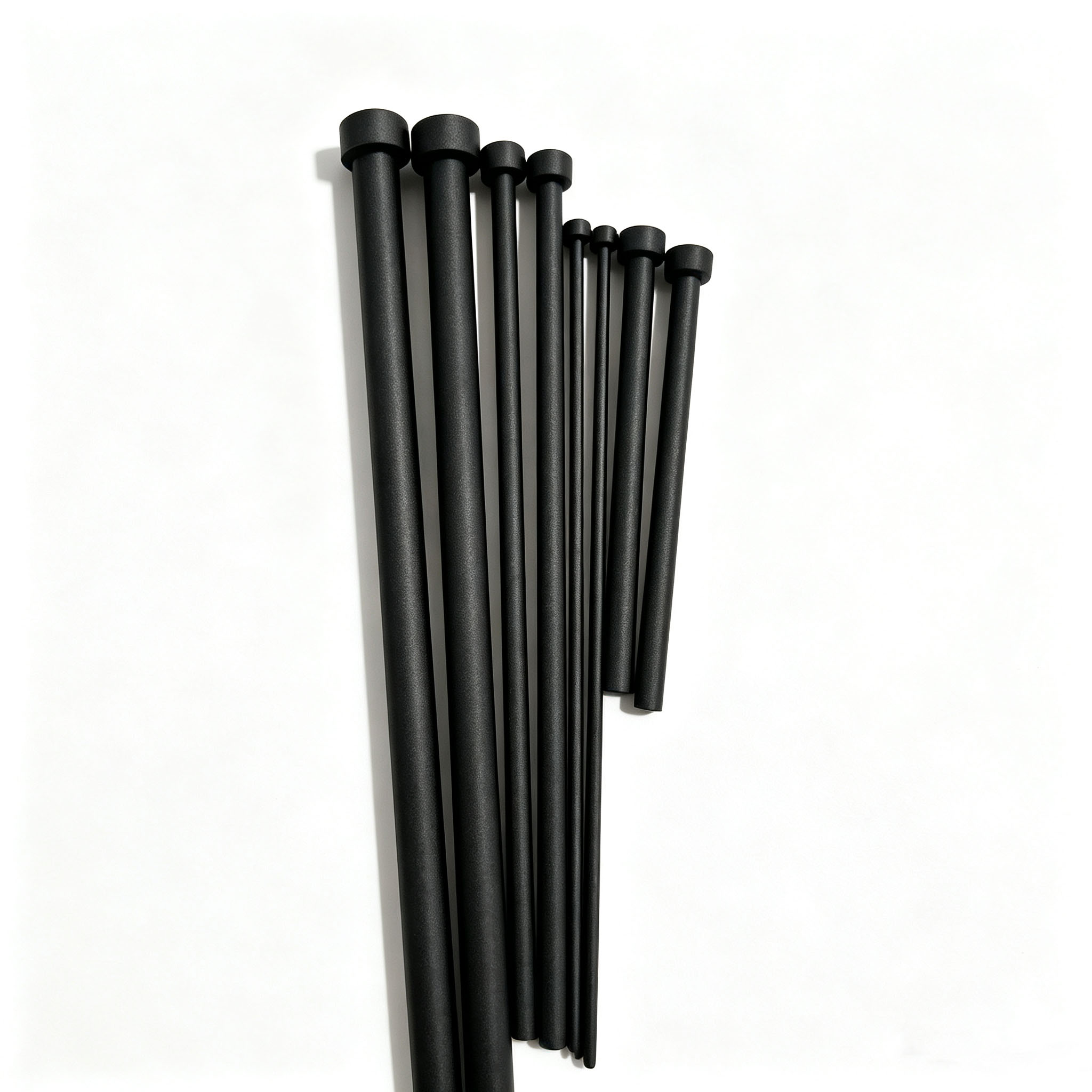 Tiges de support en graphite isostatique de haute pureté | Arbres de support en graphite porteurs à haute température pour fours monocristallins | Sur mesure 