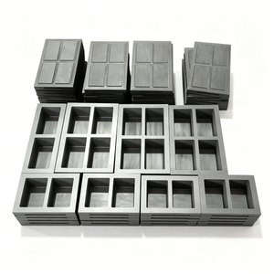 Lingotières en graphite multi-chambres haute densité — Moules spécialisés pour la fusion et le moulage de l'or, de l'argent, du cuivre et de l'aluminium 