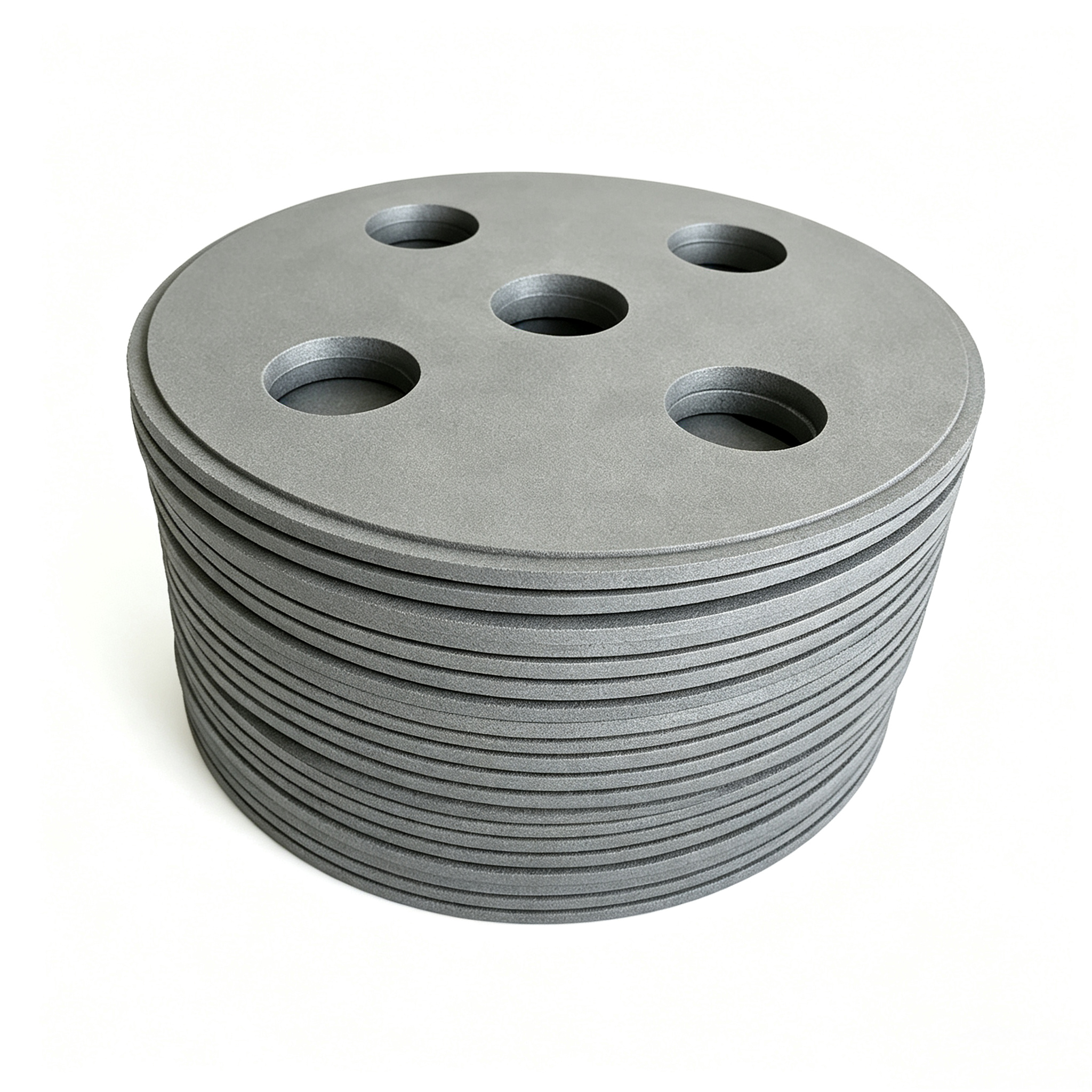 Disques en graphite poreux | Plateaux perforés en graphite pour frittage de carbure cémenté | Usinage de précision CNC personnalisé — Nouveau matériau de Ningheda