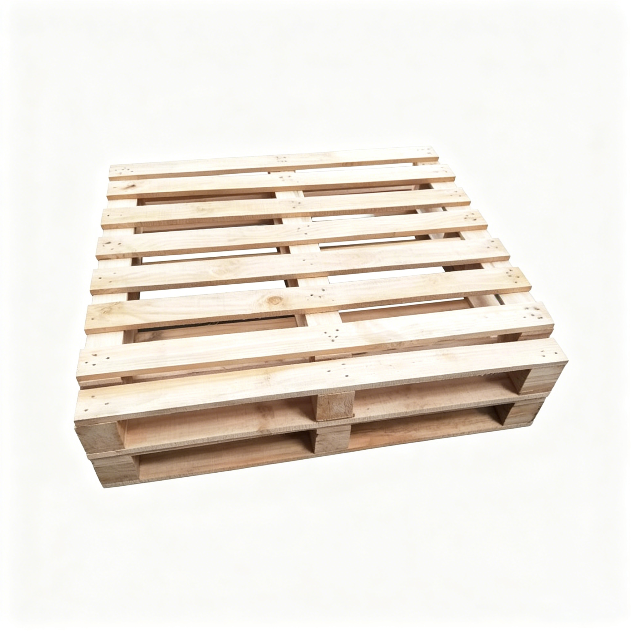 Base de palette en bois robuste con&ccedil;ue pour un empilage stable et une manipulation par chariot &eacute;l&eacute;vateur des exp&eacute;ditions de creusets en graphite