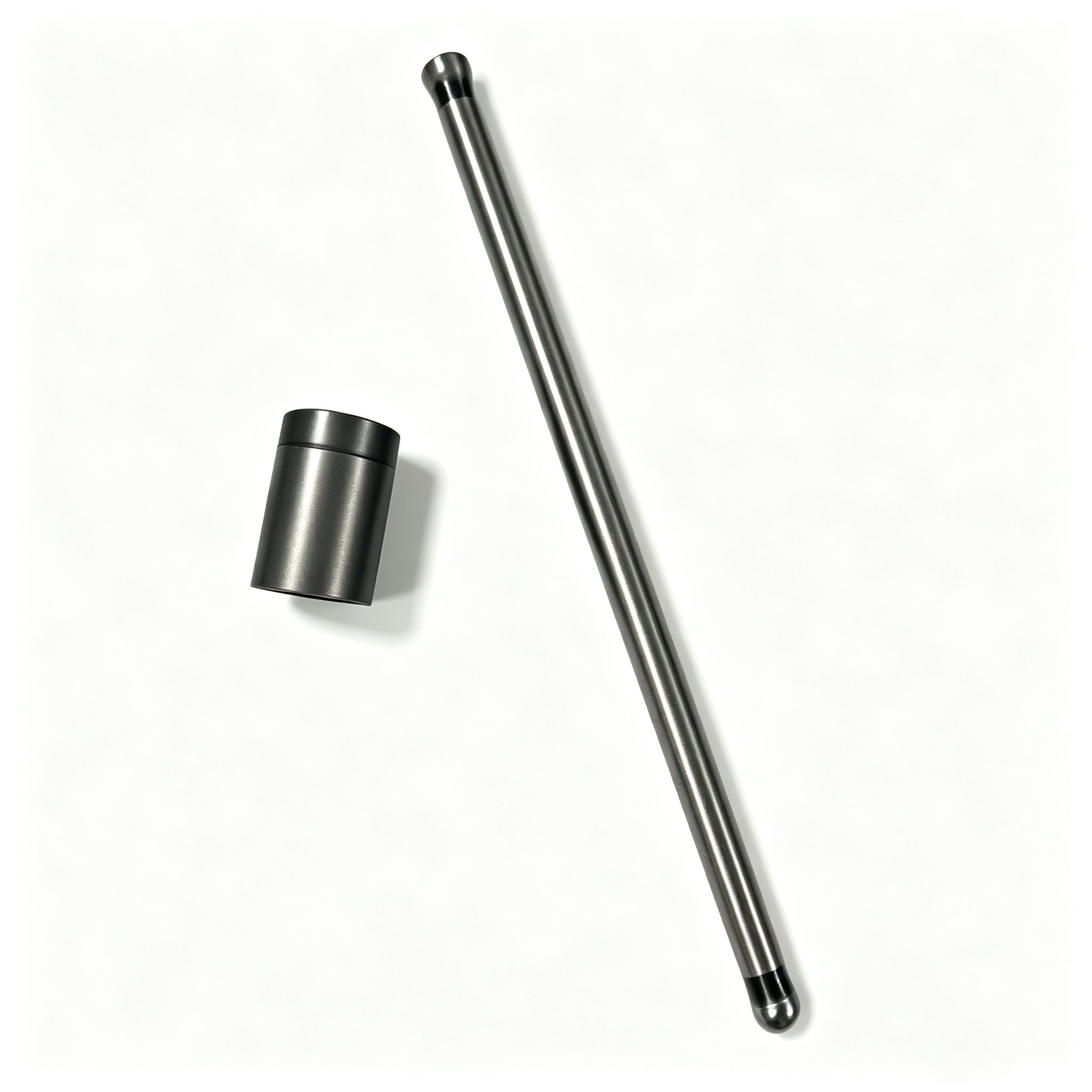 Tige de support en graphite &agrave; pointe sph&eacute;rique avec manchon en graphite assorti, ensemble complet de roulements en graphite pour four monocristallin