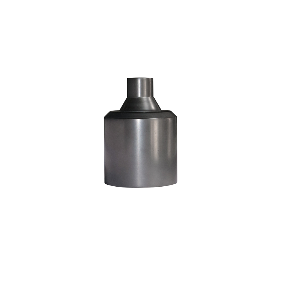 Creuset en graphite &agrave; col conique int&eacute;gr&eacute; avec trou de d&eacute;charge central, pot de fusion en graphite de haute puret&eacute; pour le versement continu de m&eacute;taux pr&eacute;cieux