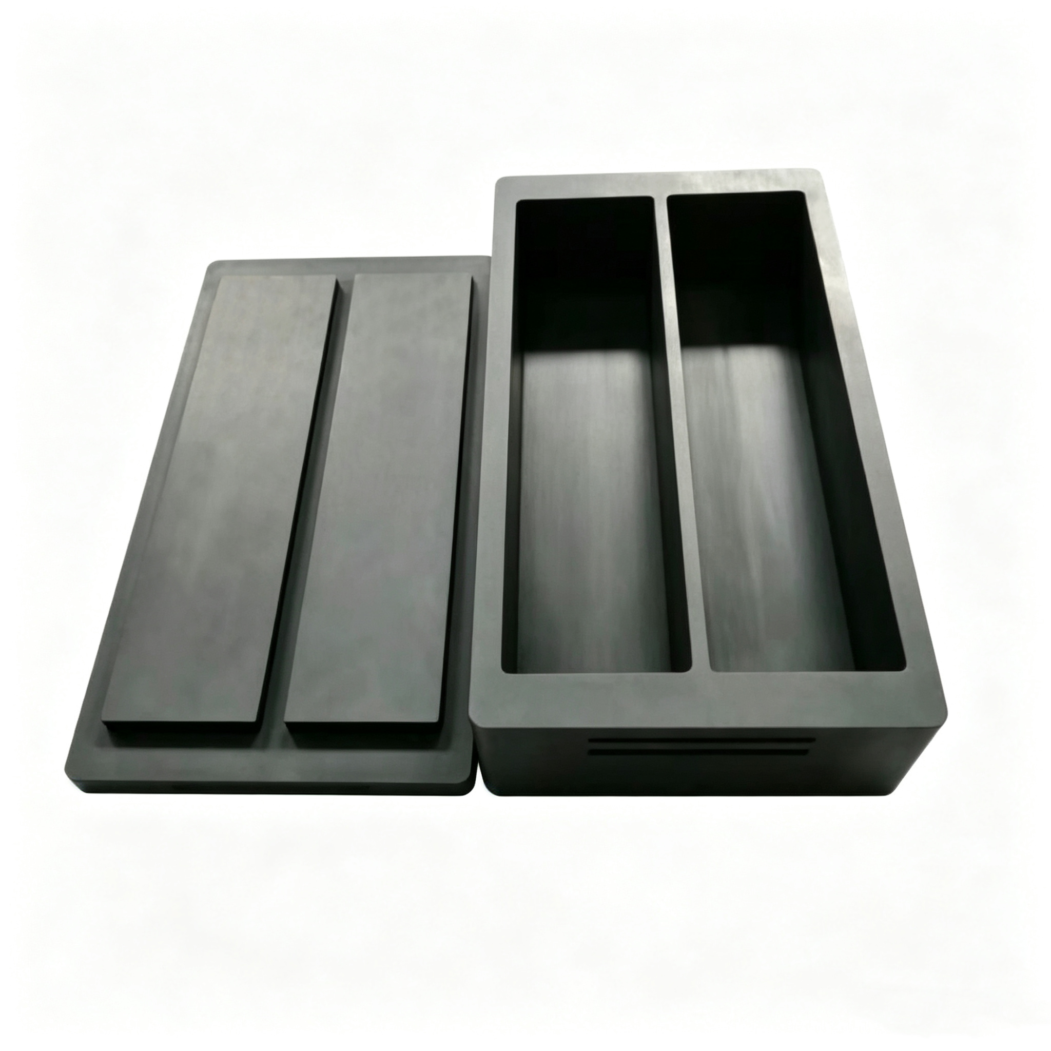 Lingotières en graphite multi-chambres haute densité — Moules spécialisés pour la fusion et le moulage de l'or, de l'argent, du cuivre et de l'aluminium 