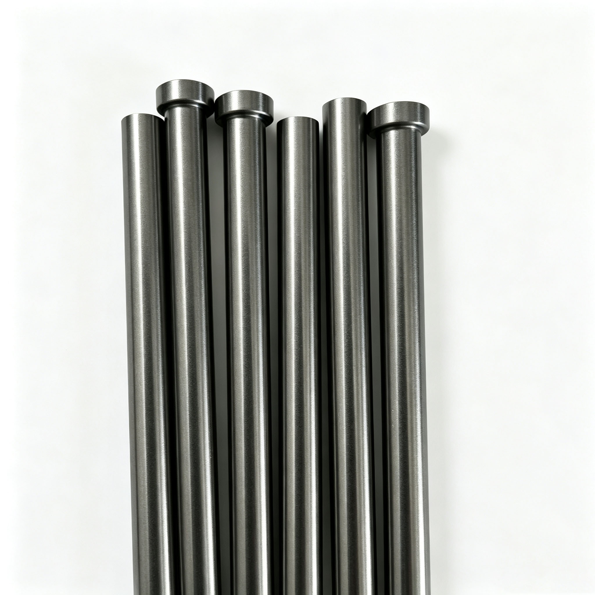 Tige de support en graphite &agrave; t&ecirc;te ronde int&eacute;gr&eacute;e &agrave; six finitions miroir, barre de support de four en graphite de haute puret&eacute;