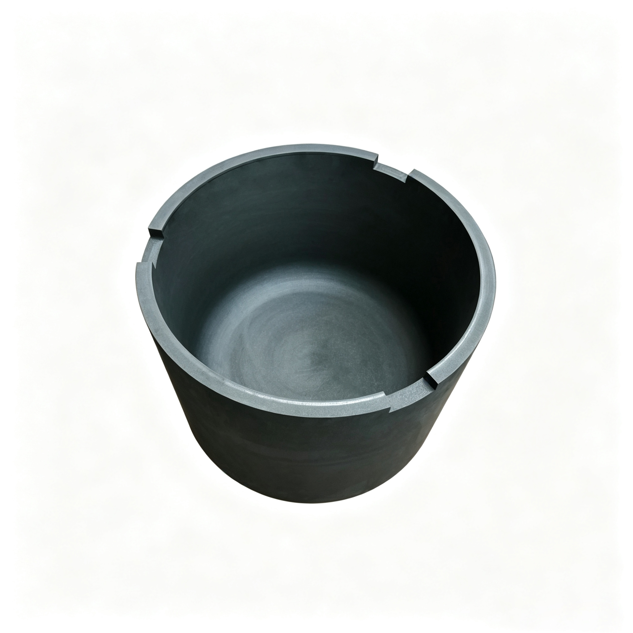Grands creusets en graphite | Creusets résistants aux températures élevées conçus pour la fusion industrielle de grande capacité et le moulage de métaux précieux | NHD