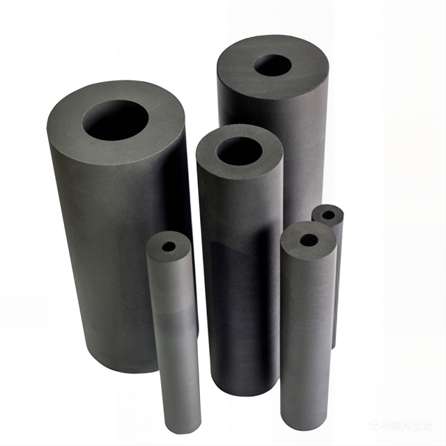 Tubes en graphite de haute pureté pour fours industriels, coulée continue et échangeurs de chaleur